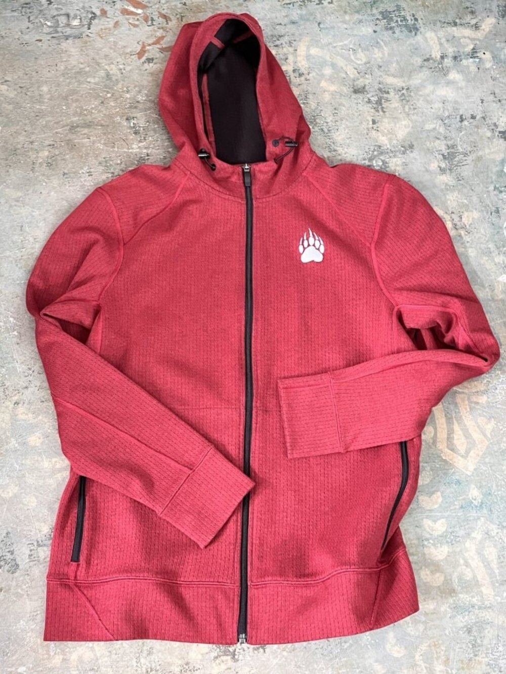 Alaskan Hardgear  Hoodie Jacket Full Zip Hooded  Fall Sweater Fleece Gorpcore M